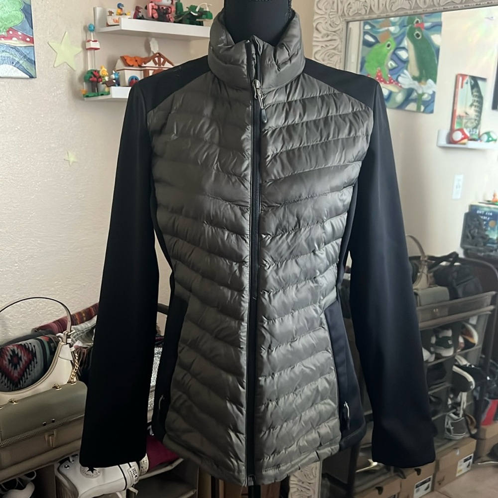 32 Degrees Mixed Media Puffer Jacket